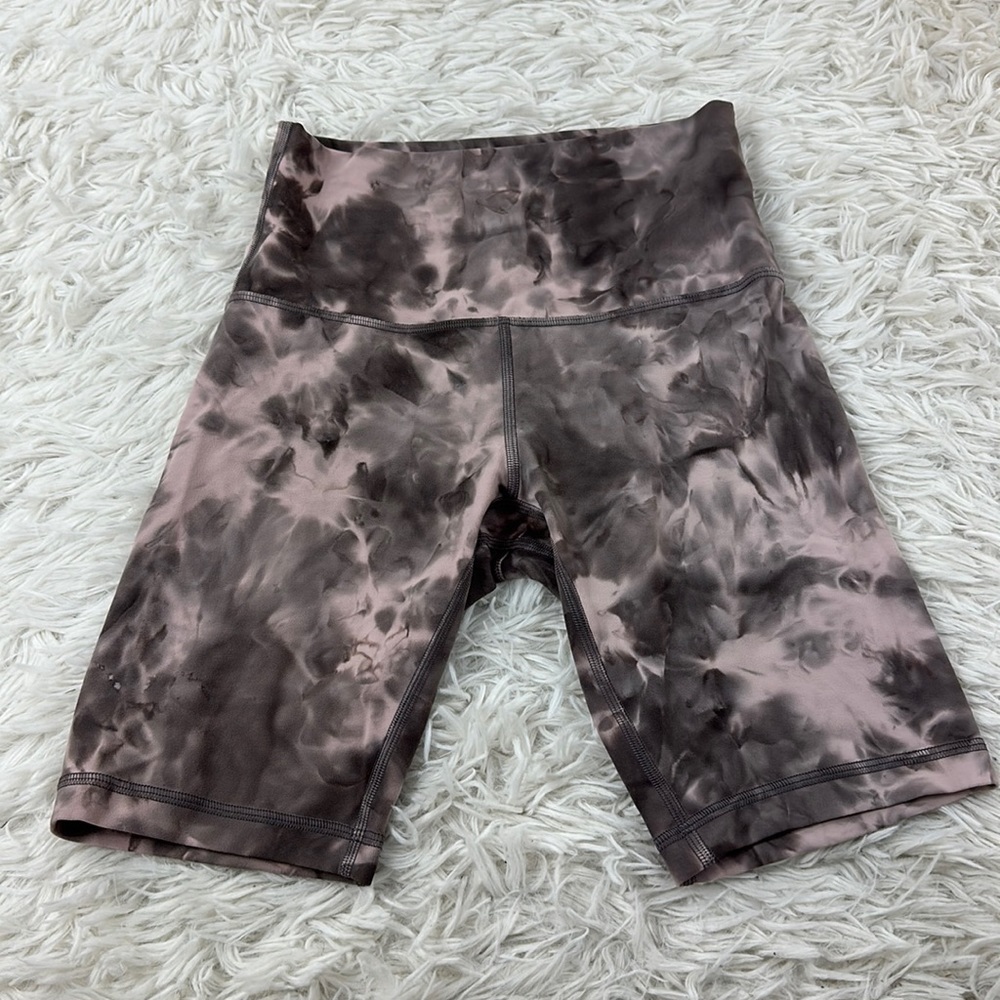 Lululemon Align High-Rise Short 8" Diamond Dye Mink Bery Lunar Rock Shadow Grey